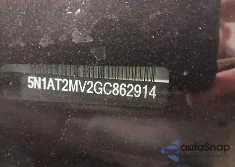 2016 Nissan Rogue Sl from USA, damaged, VIN 5N1AT2MV2GC862914